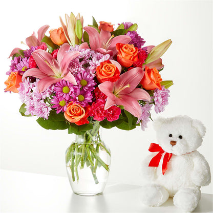 One and Only Bouquet and Bear Bundle –  The Colonial Florist And Gift Shop, Huntingdon PA
