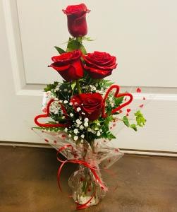 Colonials Valentine Budvase –  The Colonial Florist And Gift Shop, Huntingdon PA
