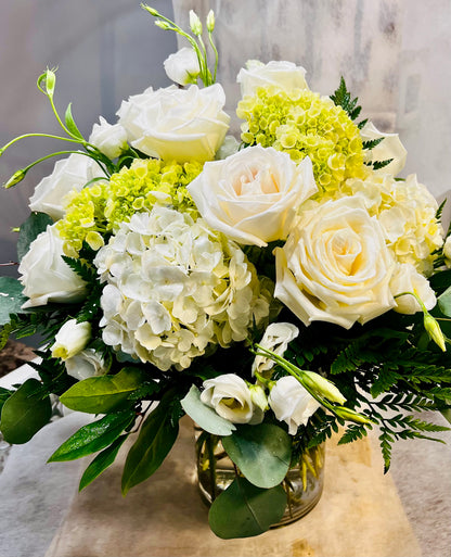 Beautiful White –  The Colonial Florist And Gift Shop, Huntingdon PA