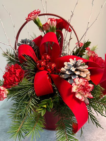 Basket of Christmas –  The Colonial Florist And Gift Shop, Huntingdon PA