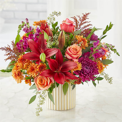 Burgundy Landscape Bouquet –  The Colonial Florist And Gift Shop, Huntingdon PA