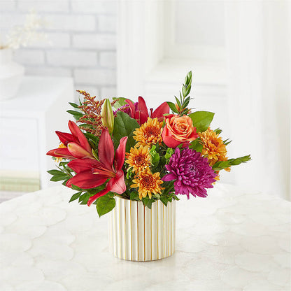 Burgundy Landscape Bouquet –  The Colonial Florist And Gift Shop, Huntingdon PA
