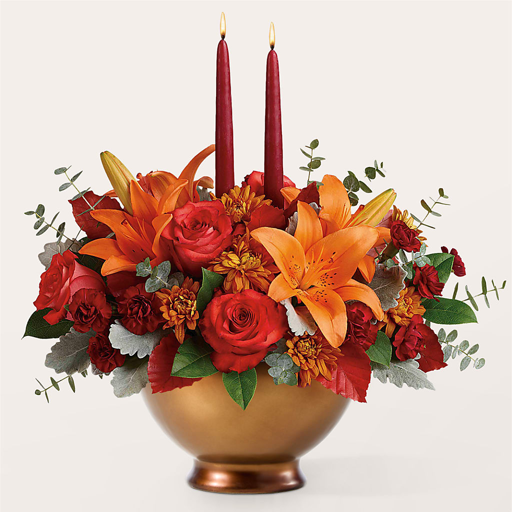 Fruits of Fall Centerpiece –  The Colonial Florist And Gift Shop, Huntingdon PA