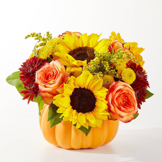 Golden Gourd Pumpkin Bouquet –  The Colonial Florist And Gift Shop, Huntingdon PA