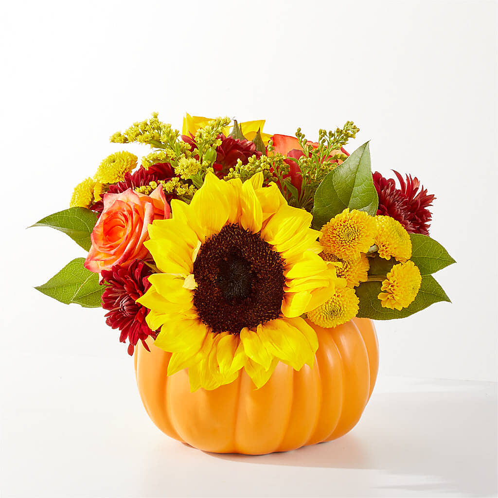 Golden Gourd Pumpkin Bouquet –  The Colonial Florist And Gift Shop, Huntingdon PA