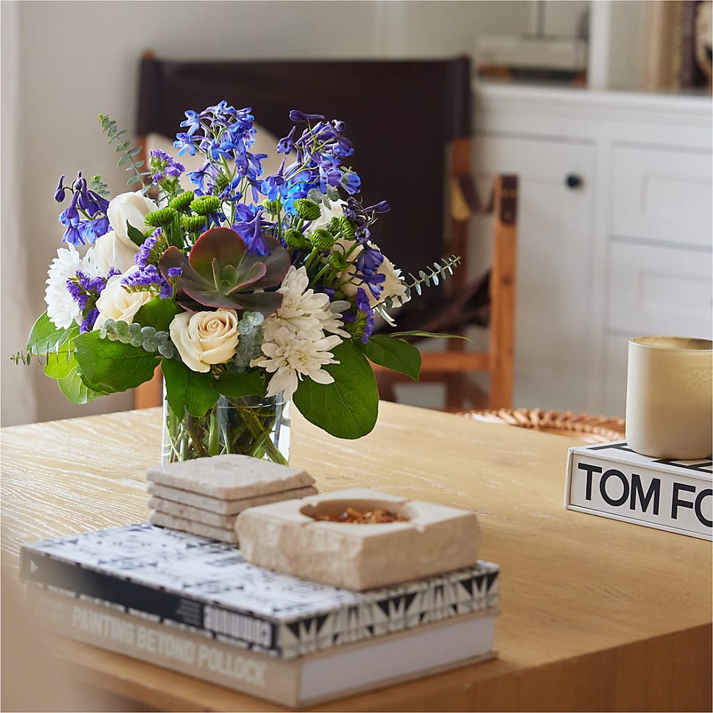 Cerulean Waves Bouquet –  The Colonial Florist And Gift Shop, Huntingdon PA
