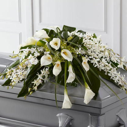 Angel Wings Casket Spray –  The Colonial Florist And Gift Shop, Huntingdon PA