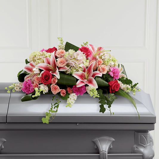 Splendid Grace Casket Spray –  The Colonial Florist And Gift Shop, Huntingdon PA