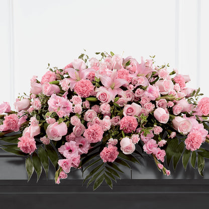Garden of Comfort Casket Spray (Standard) –  The Colonial Florist And Gift Shop, Huntingdon PA