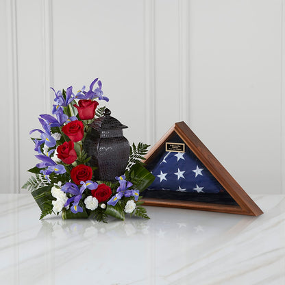 Patriotic Tribute Arrangement –  The Colonial Florist And Gift Shop, Huntingdon PA