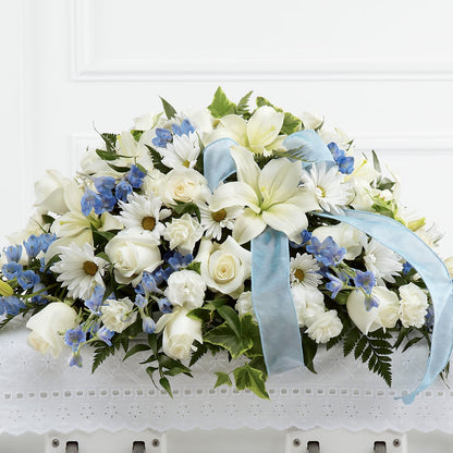 Tender Treasure Casket Spray –  The Colonial Florist And Gift Shop, Huntingdon PA