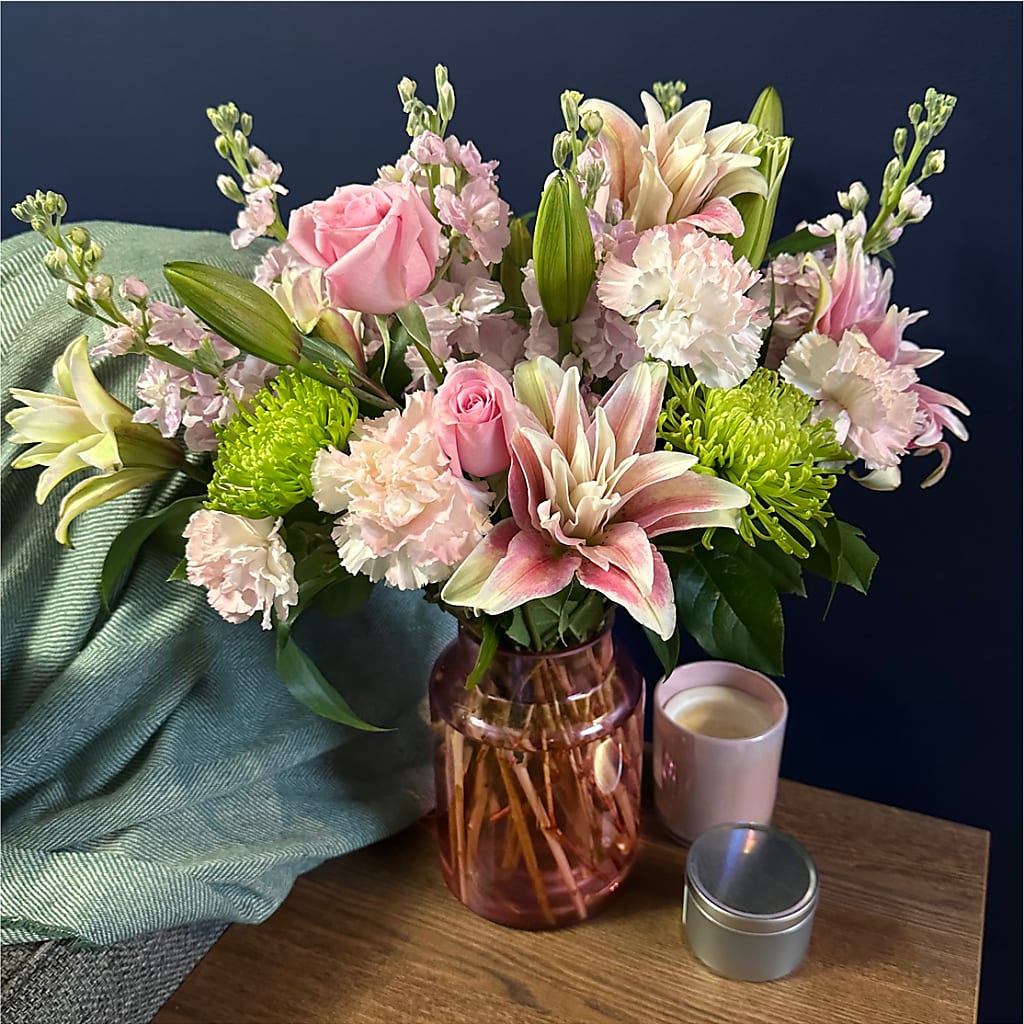Pretty in Pink Bouquet –  The Colonial Florist And Gift Shop, Huntingdon PA
