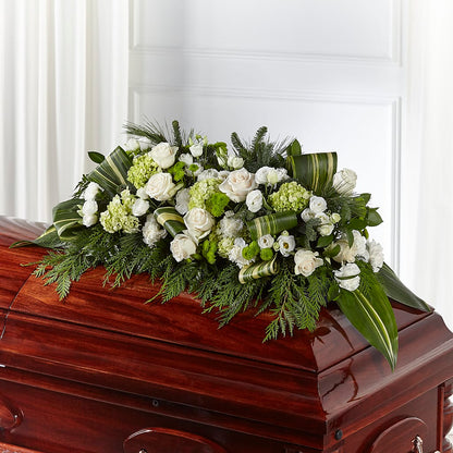 Hopeful Gesture Casket Spray –  The Colonial Florist And Gift Shop, Huntingdon PA