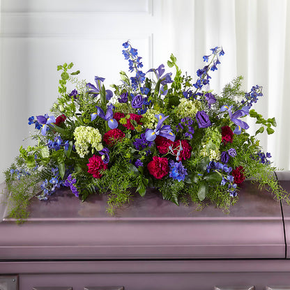 Always Treasured Casket Spray –  The Colonial Florist And Gift Shop, Huntingdon PA