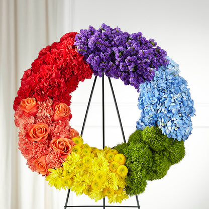 Circle of Love Wreath –  The Colonial Florist And Gift Shop, Huntingdon PA