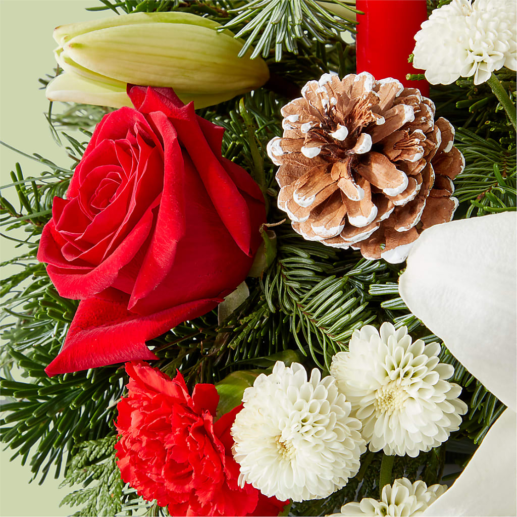 Seasonal Festivities Centerpiece –  The Colonial Florist And Gift Shop, Huntingdon PA