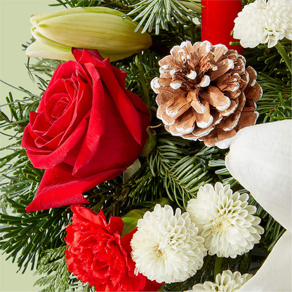 Seasonal Festivities Centerpiece –  The Colonial Florist And Gift Shop, Huntingdon PA
