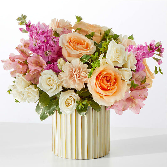 Paradise Bouquet with Ivory Vase –  The Colonial Florist And Gift Shop, Huntingdon PA