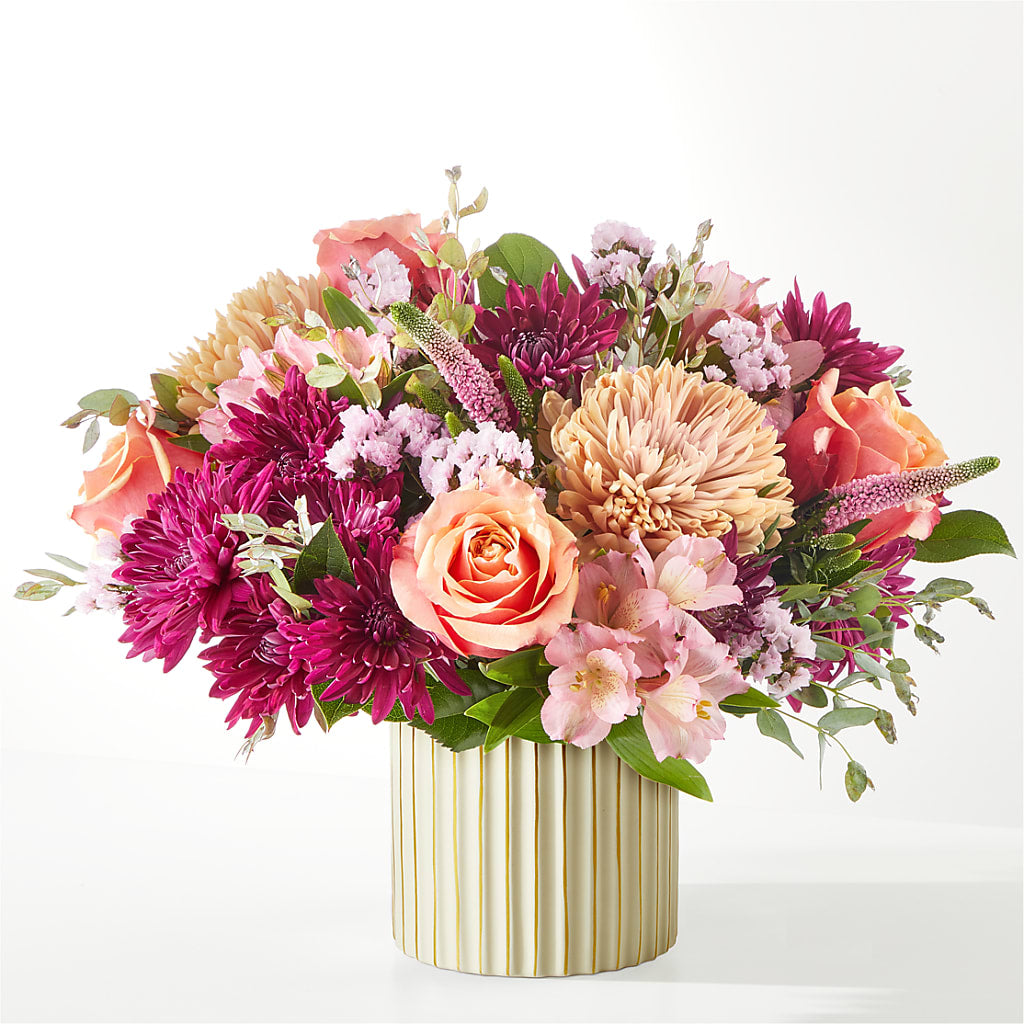 Berry Cobbler Bouquet with Ivory Vase –  The Colonial Florist And Gift Shop, Huntingdon PA