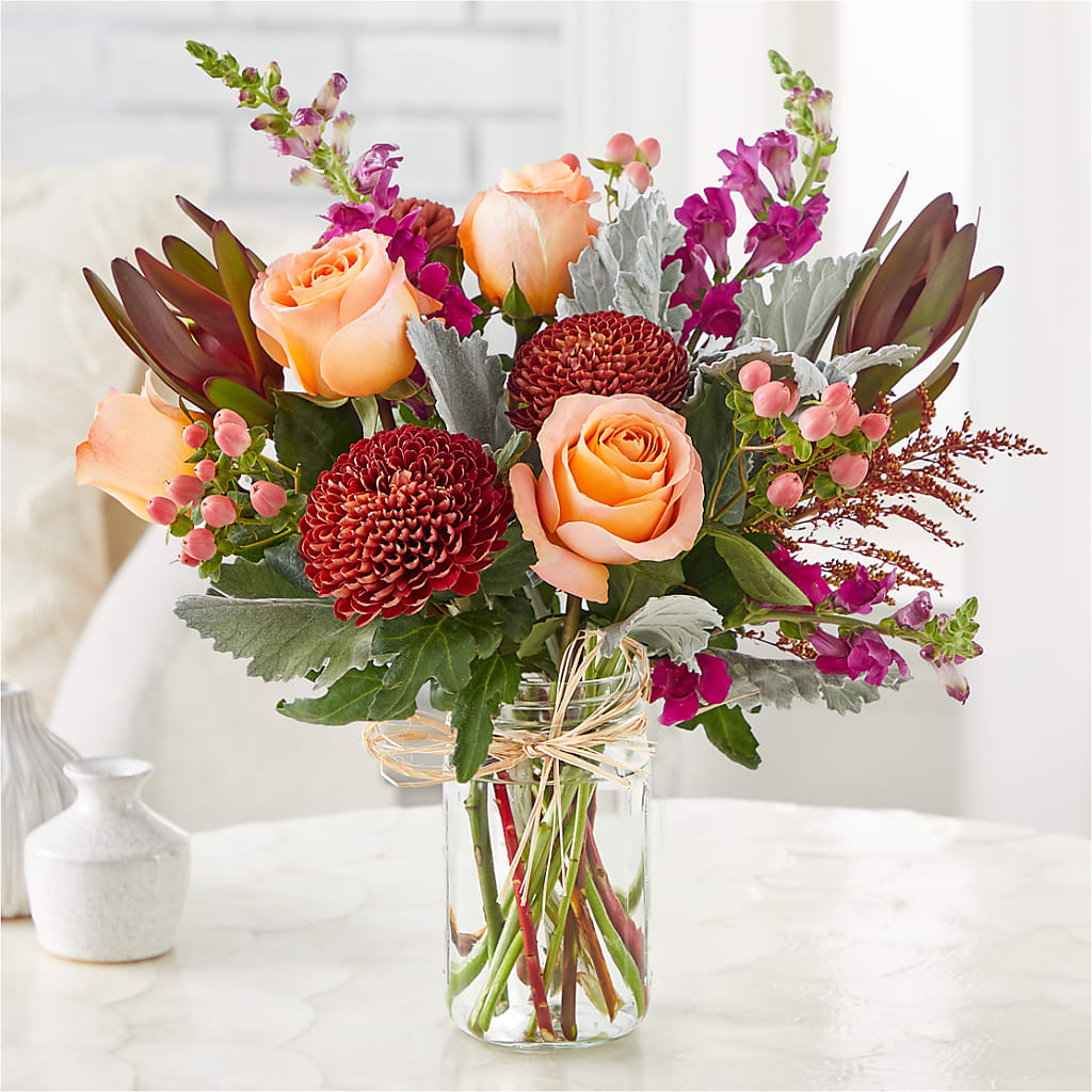 Moody Hues Bouquet –  The Colonial Florist And Gift Shop, Huntingdon PA