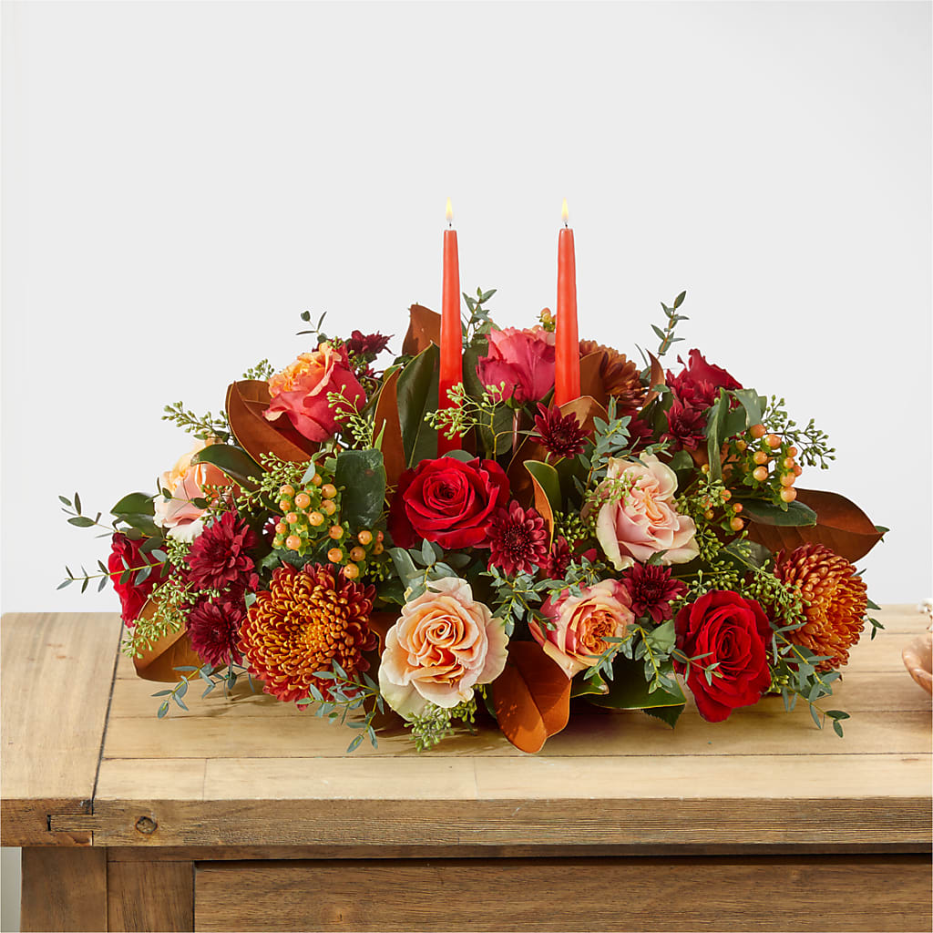 Gather Near Centerpiece –  The Colonial Florist And Gift Shop, Huntingdon PA