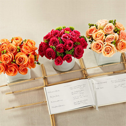 Dawn Rose Centerpiece –  The Colonial Florist And Gift Shop, Huntingdon PA