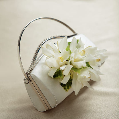 White Purse Decor –  The Colonial Florist And Gift Shop, Huntingdon PA